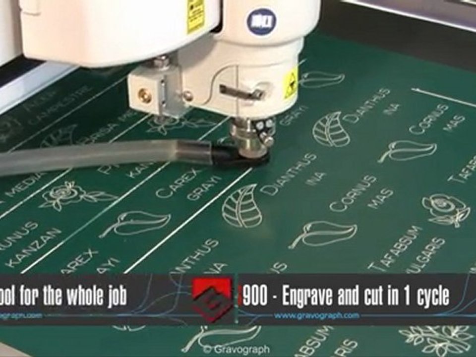 Gravograph IS900 Plants identification plates