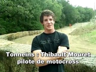 Tonneins : Thibault Mouret, champion de motocross