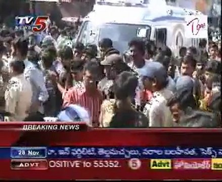 Four killed as RTC buses ran into motorcycles