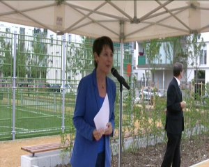 Inauguration du parc central du quartier Wilson