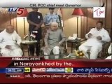 CM Rosaiah, PCC Chief D.Srinivas meet Governer