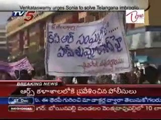 Venkataswamy urges Sonia to solve Telangana imbroglio