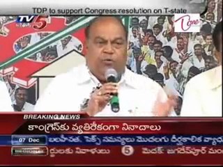 TDP to support Congress resolution on T-state