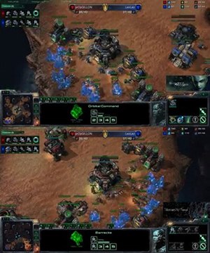 [SC2] prOpGILLON Vs LeoLeo : Views of 2 players Starcraft II :
