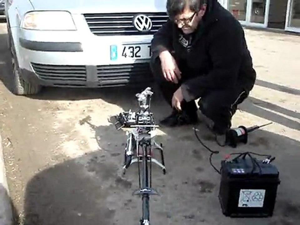 1er démarrage trex600 3g fbl