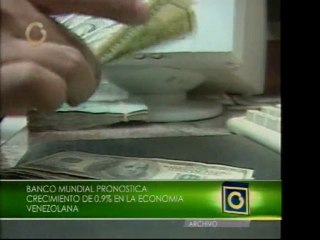 Banco Mundial pronostica repunte en economía venezolana