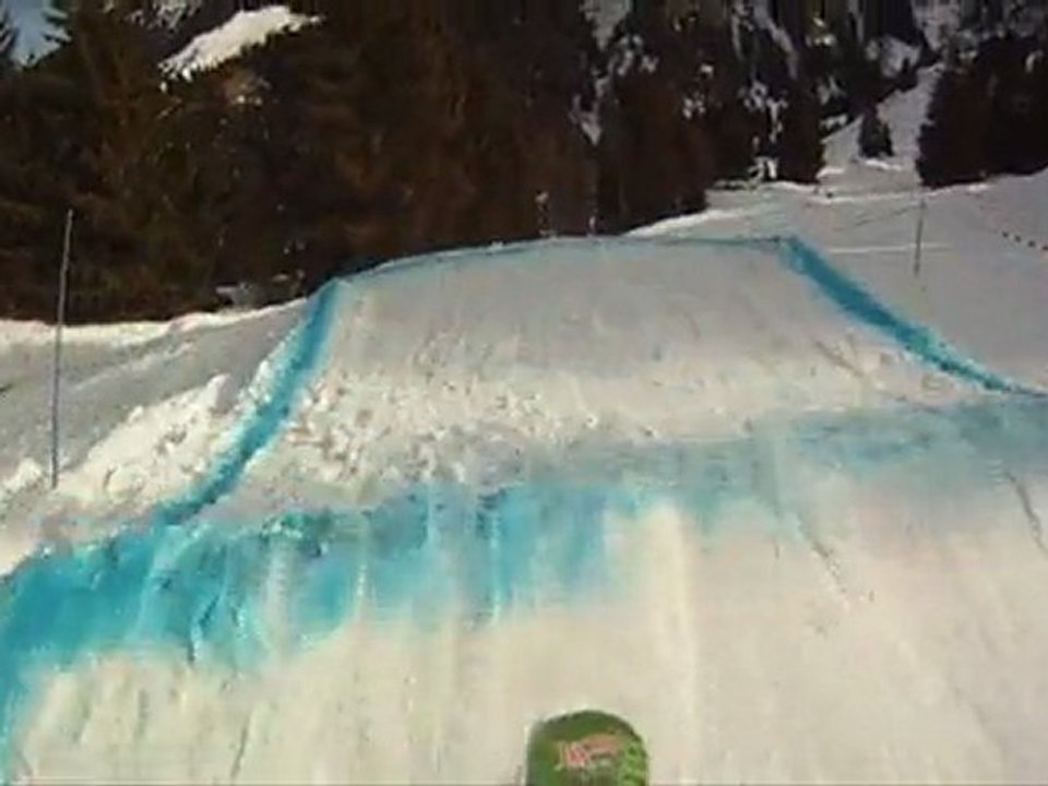 Snowscoot 1er manche du Championnat de France 2011 à Notre Dame de Bellecombe