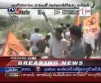 TRS-Activists Destroy Tollywood film shootings