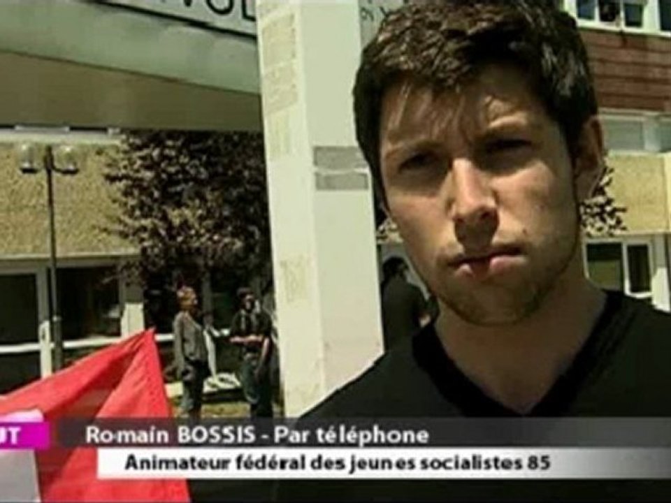 Fermeture de Canal 15 : réaction des Jeunes Socialistes de Vendée - Romain Bossis, Animateur Fédéral