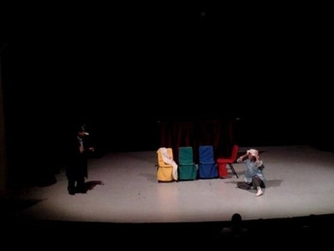 Los payasos del teatro