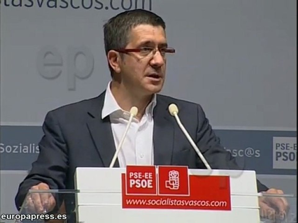 Patxi López resalta a avance contra ETA