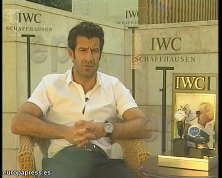 Luis Figo, embajador de los relojes IWC Schaffhausen en Lisb