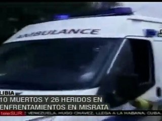 10 muertos y 26 heridos dejan enfrentamientos en Misrata