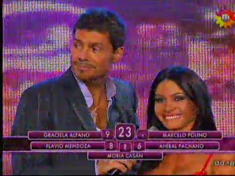 POLINO PELEA CON ADABEL GUERRERO - BAILANDO 2011 - PARTE II