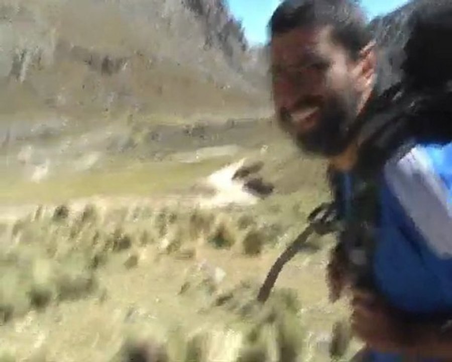 descenso hacia vilca siguiendo el rio cañete