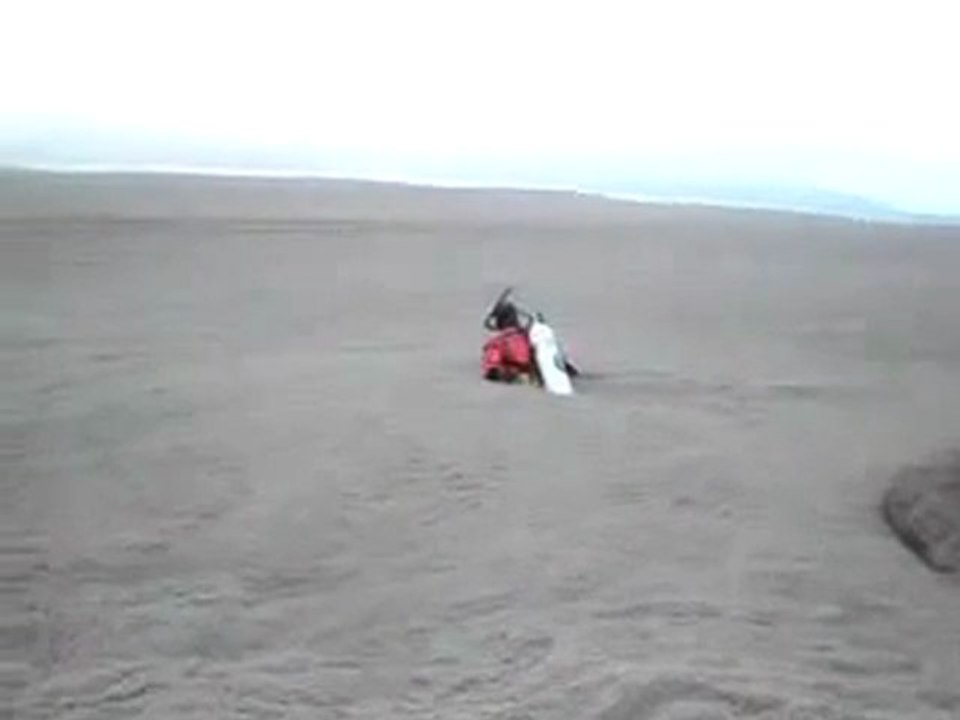 Lake Covered In Vulkanische Asche