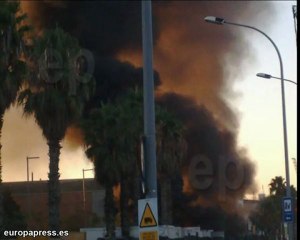Incendio en el metro de Barcelona