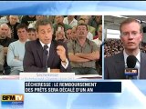 Agriculteurs : Sarkozy décale les remboursements