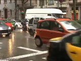 Caen intensas lluvias en Barcelona