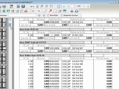 Stocks & Lots: Article par foucli Optimizze - ERP - V12