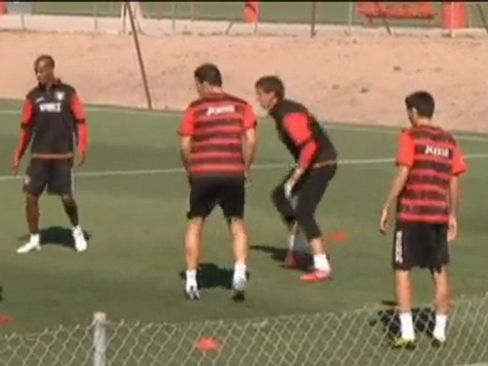 Manzano trainiert Atletico Madrid