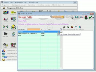 Dossiers: Présentation Optimizze - ERP - V12