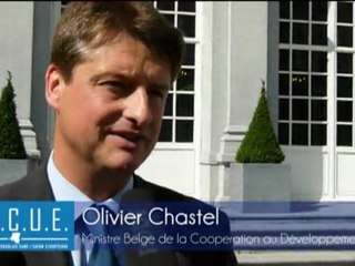 FECUE: Interview du Ministre belge à Coopération au Développement, Olivier Chastel.