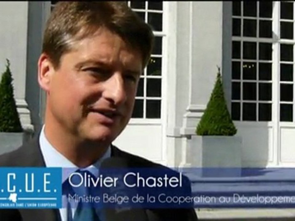 FECUE: Interview du Ministre belge à Coopération au Développement, Olivier Chastel.