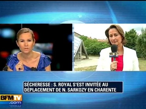 Sécheresse : Royal rencontre Sarkozy en Charente