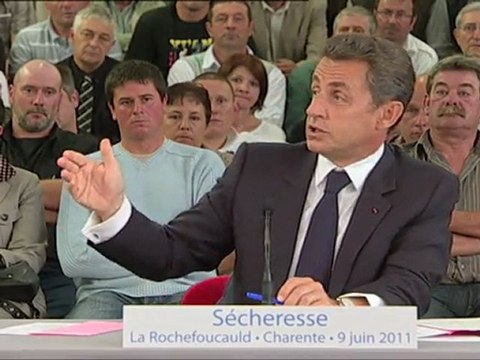 Sécheresse: Sarkozy présente un plan d'aide aux éleveurs
