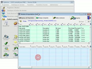 Articles: Module d'importation Optimizze - ERP - V12