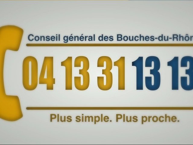 Un seul numéro pour joindre le Conseil général des Bouches-du-Rhône