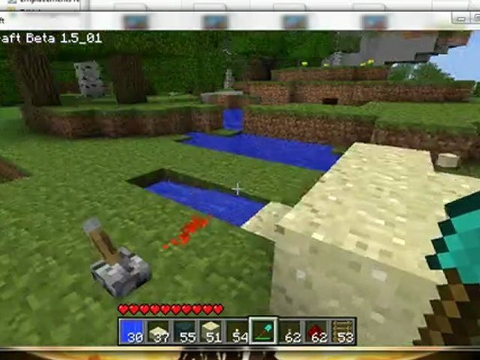 [minecraft]Tuto piege effondrement de sol.