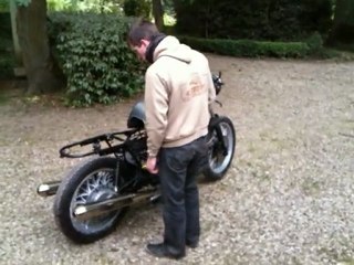 1er démarrage BMW R100RT des Frangins bricoleur