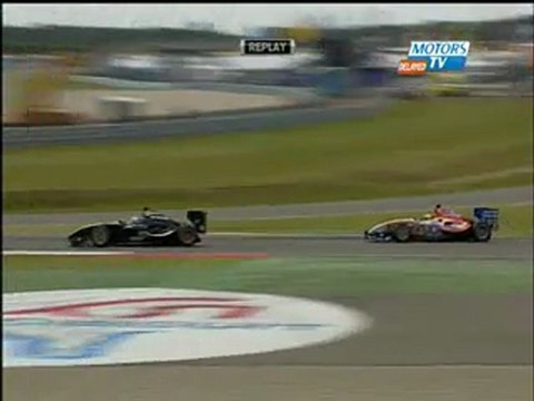 Superleague Formula Round1 Race1 New Zealand Earl Bamber Crash