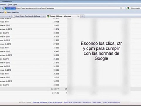 Genera mas de $12000 mil dolares al mes con Google Adsense