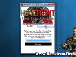 How to Get Homefront Fire Sale Map Pack DLC Code Generator!!