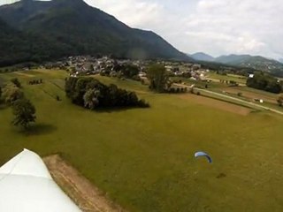 thib a l attero de chamoux vue d un planeur rc