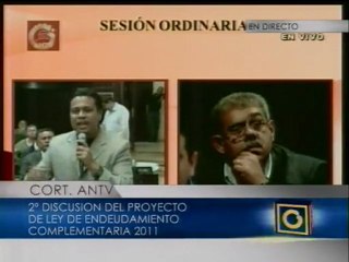 Discusión de Ley de Endeudamiento