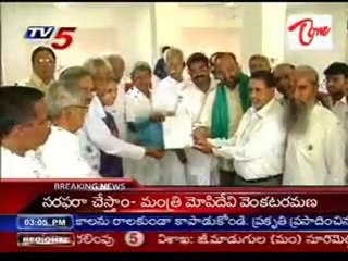 Telangana Retired Engineers Submit report to SriKrishna Committee