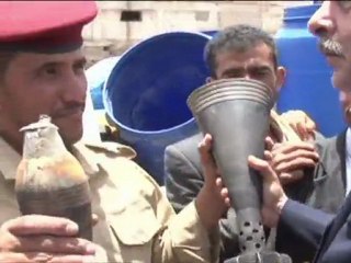 Yémen: à Sanaa, le quartier d'al-Hassaba dévasté