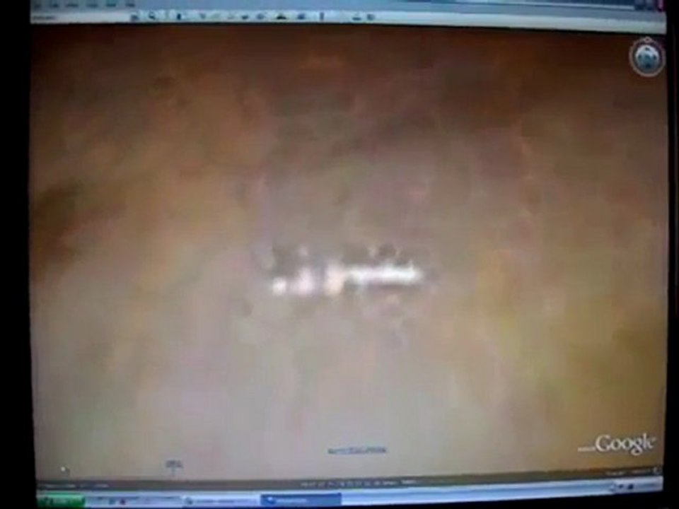 une station sur Mars découvert grace a google earth