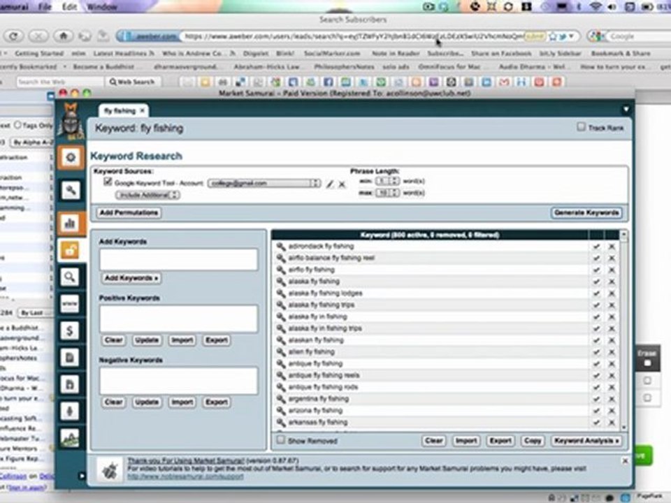 Keyword Reesearch and Market Samurai