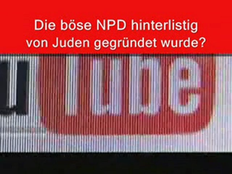 (ARD-Hassfilm im Auftrage der ZdJ-Besatzer-Juden)
