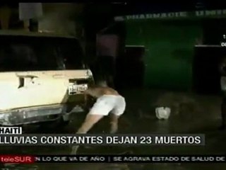 Lluvias dejan al menos 23 muertos en Haití