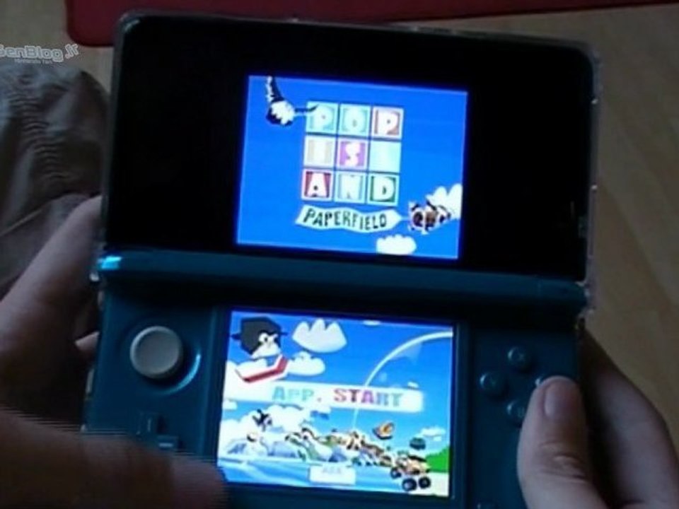 InGame de Pop Island - PaperField (DSiWare)