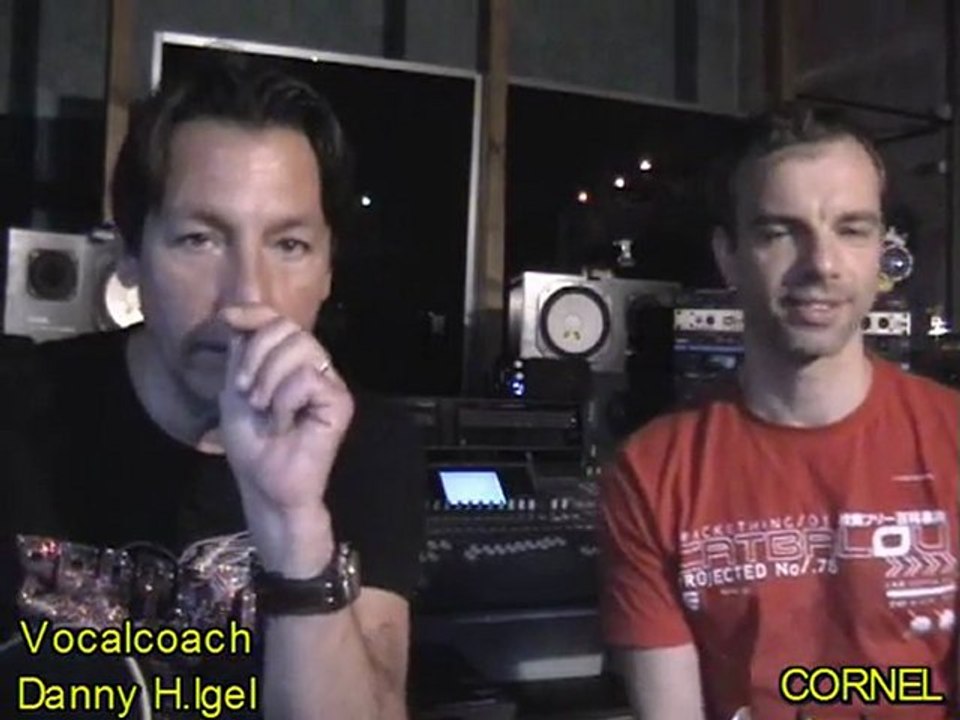 VOCALCOACH DANNY IGEL feat.SÄNGER CORNEL IM TONSTUDIO