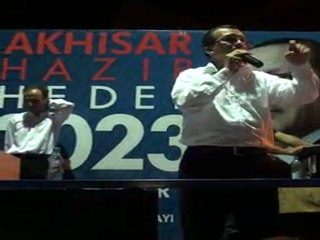 Akhisar Ak Parti Efendi Mahallesi Mitingi
