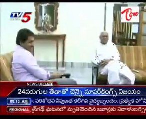 Jagan calls on Rosaiah