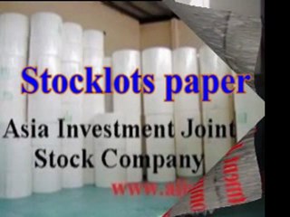 pulp paper-stocklots paper-AIJSC